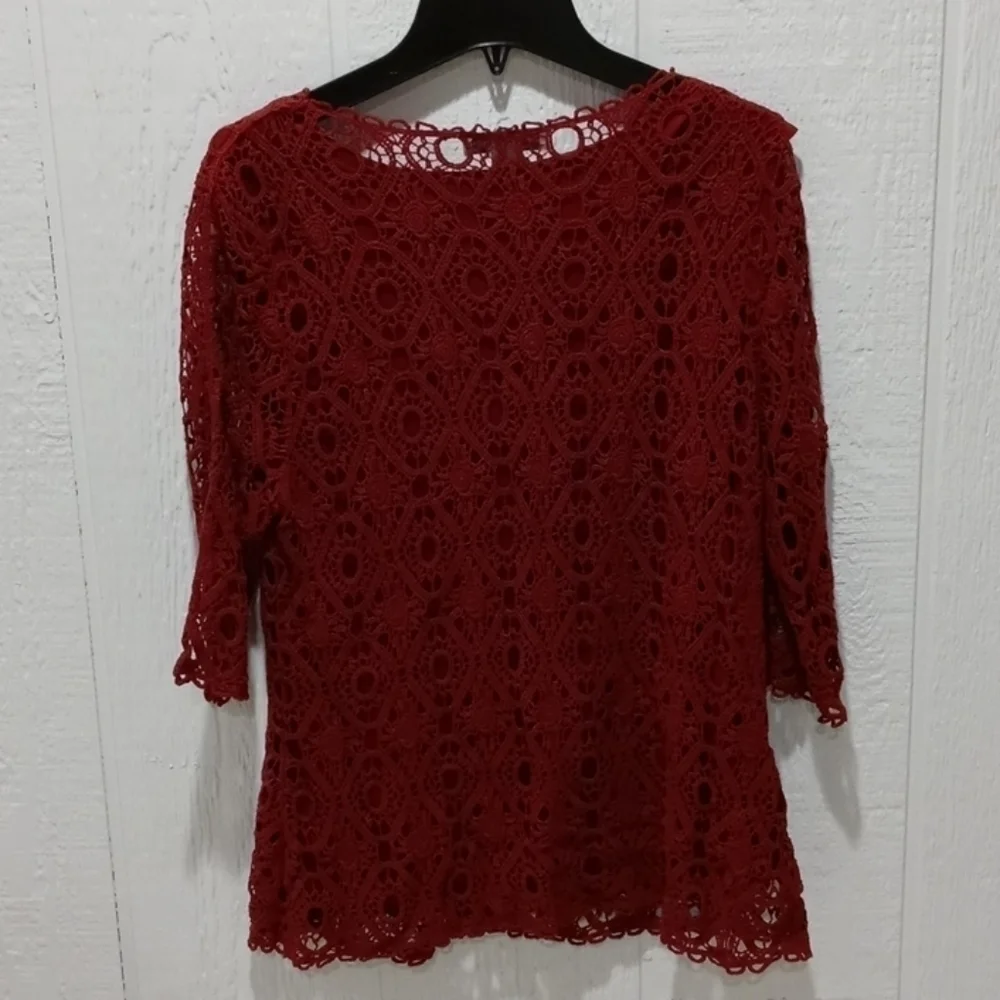 Christopher Banks sweater loose knit crochet